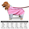 Dog Raincoat Waterproof Hooded Jacket Poncho with Cape