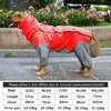 Dog Raincoat Waterproof Hooded Jacket Poncho with Cape